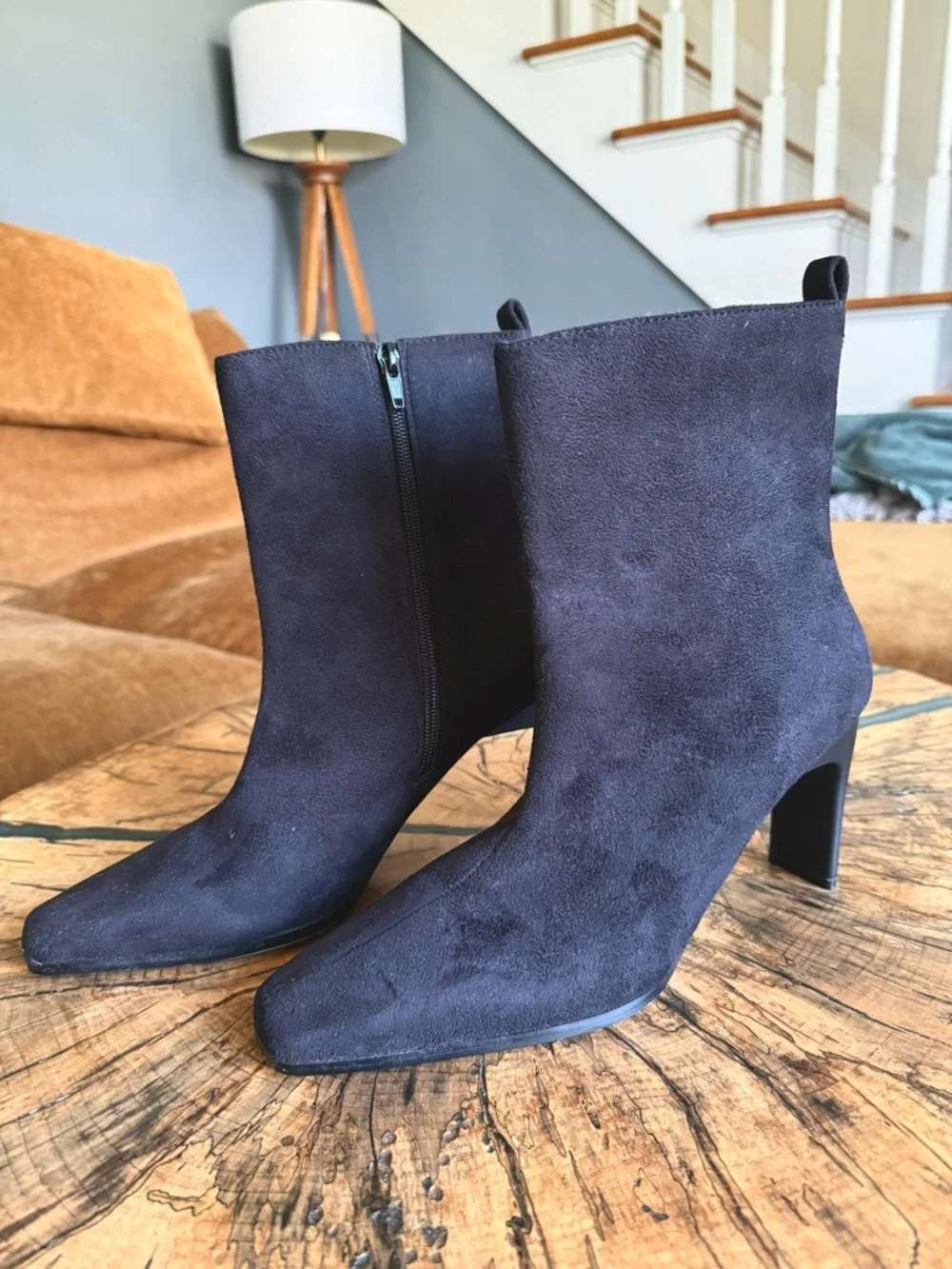 Urban Outfitters Mika Heeled Black Boots